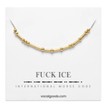 Fuck Ice - Morse Code Bracelet